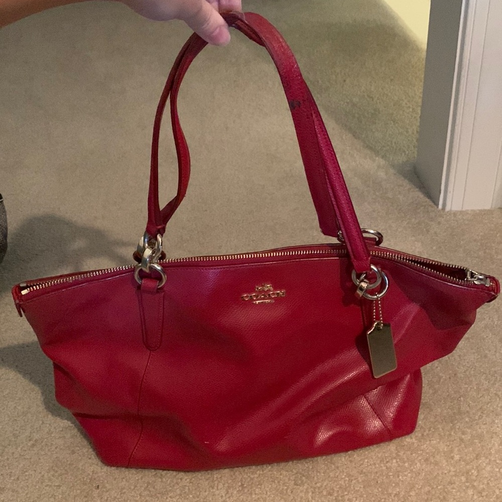 Red Coach Purse